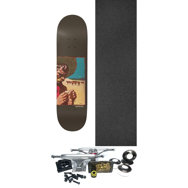 Deathwish Skateboards Jon Dickson Frontier Skateboard Deck - 8.5" x 32.2" - Complete Skateboard Bundle